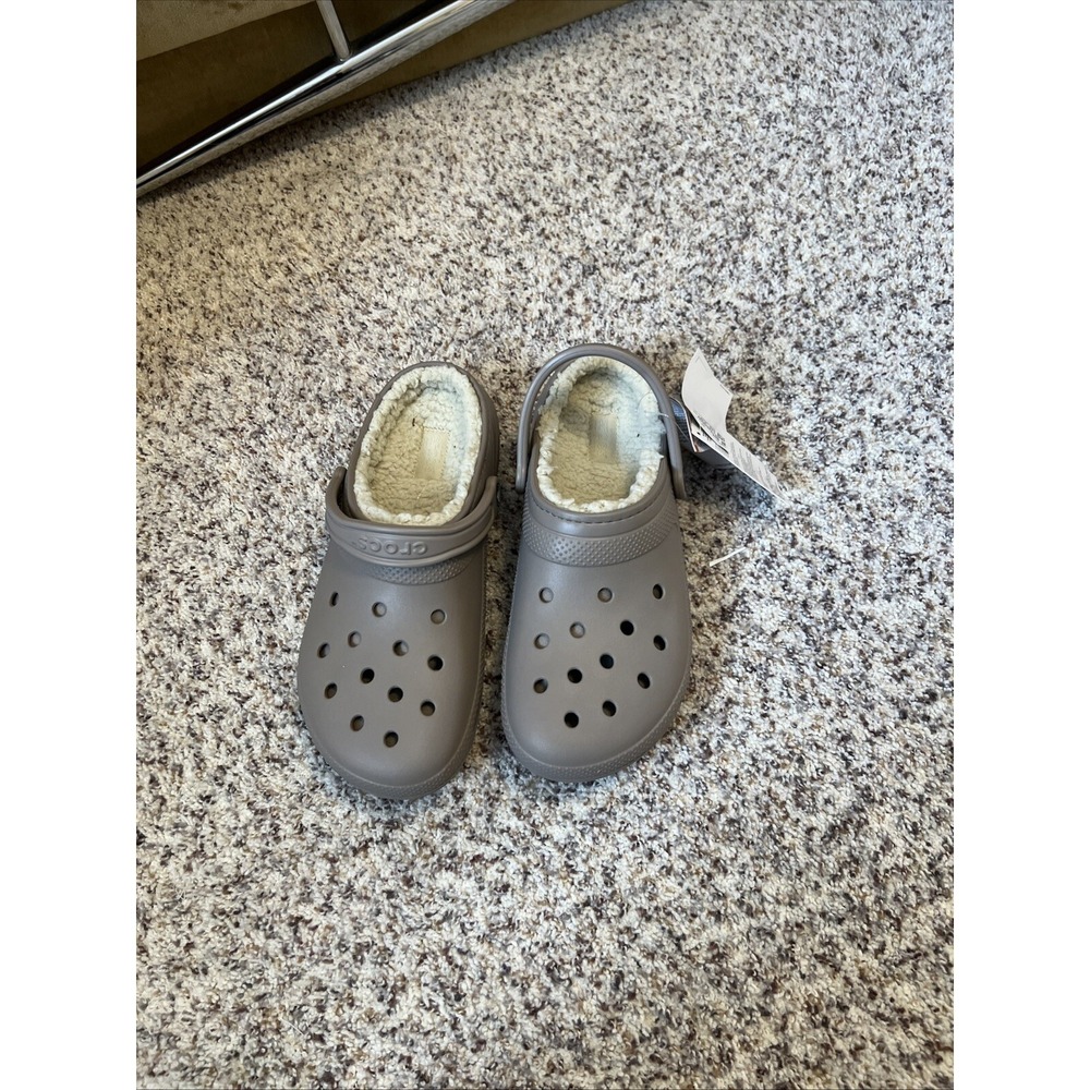 CROCS Classic Lined Beach Dye Clog Camo Sz Mens 10 Women 12 Slip On Fur New